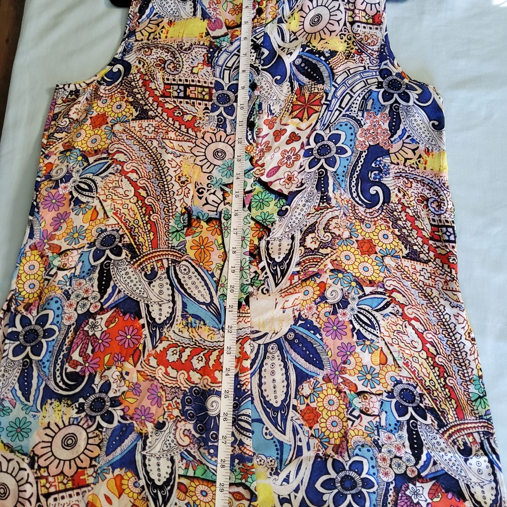 Melissa Paige Multicolor Paisley Blouse - Picture 6 of 10